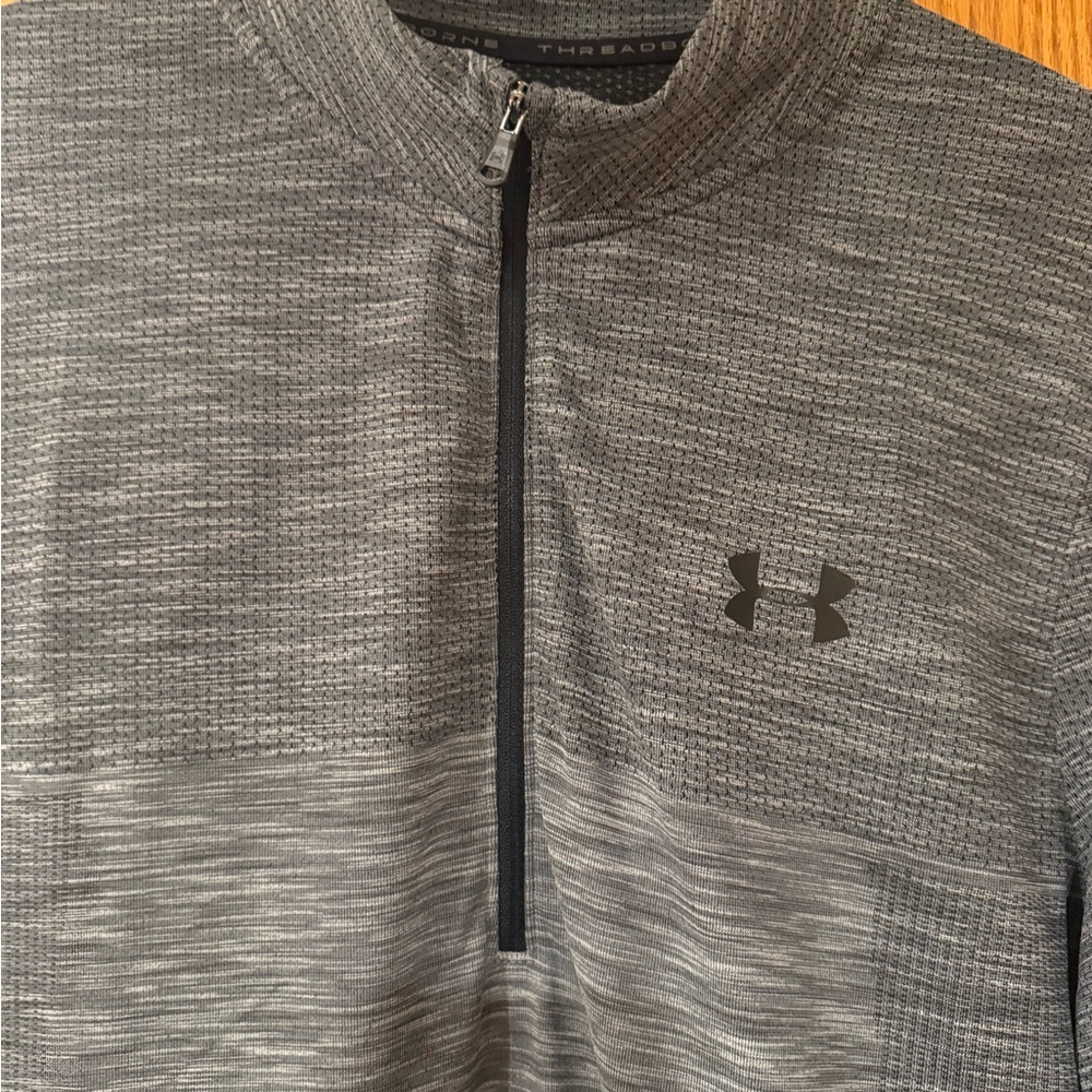 Men’s Under Armour Gray Quarter-Zip Pullover